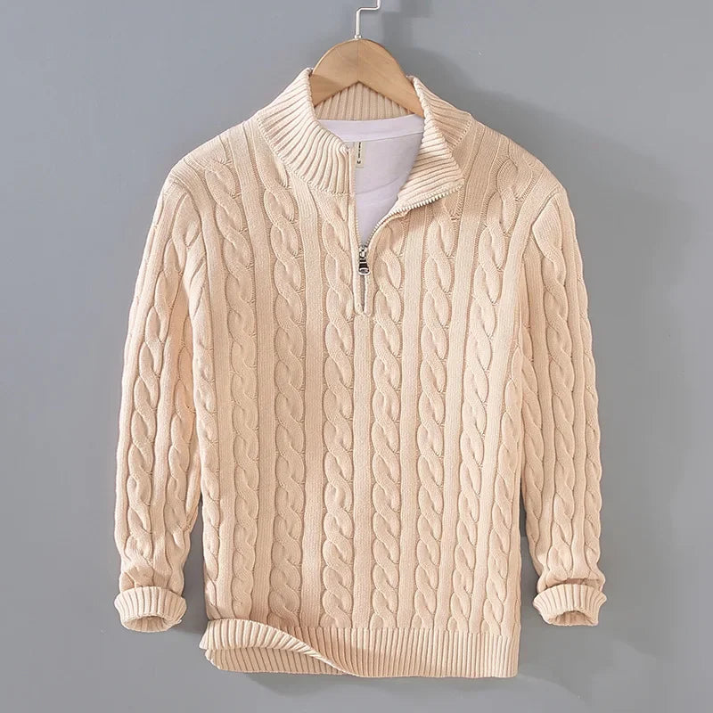 CONSTANCE - HALP ZIP SWEATER