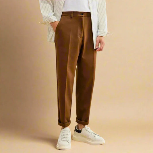 GIULIANO FRANCO COTTON CROPPED PANT